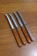 Vintage CaseXX Stainless M254 Miracl-Edge Serrated Steak Knives Wood 2147079