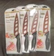 Lot Of 4-Copper Knife Stays Sharp Forever Stainless Steel Never Needs Sharpening