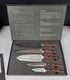 BREWIN Chefilosophi Series 5-Piece Knife Set German Steel Chef Santoku Slicing