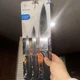 Mainstays 3 Piece Kitchen Knife Set Pairing Utility & Chef Knife
