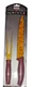 Kuhn Rikon Colori Carving Knife & Fork Set 2-Pc Floral Design Burgundy/Yellow