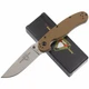 Ontario RAT II Coyote Brown G10 Handle Linerlock Folder Pocket Knife D2 Tool