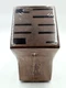 NEW - ZWILLING J.A. HENCKELS STATEMENT HARDWOOD 9-SLOT KNIFE STORAGE BLOCK ONLY