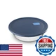 Tupperware Voila Glass Round Food Storage &ndash; Airtight Baking Dish, 1.8 qt / 1.7 L