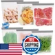 Lerine 6 Pack Reusable Freezer Bags 2 Gallon Stand-Up Dishwasher Safe BPA-Free L
