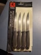 4 PK Royal Norfolk Stainless-Steel Cutlery Steak Knives Brand New
