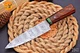 Custom Hand Made Forged Damascus Steel Utility Chef Knife Wood Handle 2840