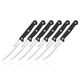 Ginsu Kiso 4.5 Inch Kitchen Knife Set Black Dishwasher Safe Always Sharp Blades