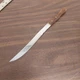 12.5" Serrated Carving or Slicing Knife W/ 8" Stainless Blade & a Wooden Handle