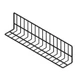 Sani-Safe Products PG0000-1140 Black Coated Vinyl 4 x 6 x 24" Divider