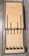 VTG CUTCO Knife 5 Slot Holder  #1742 Plastic Tray, Drawer Or  Wall Mount, 17&rdquo;x6&rdquo;