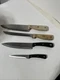Lot Of 4 Vintage Kitchen Knife 1776 The All Americans  USA And Gold Coast  A2