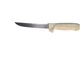 Dexter Russell S136 Wide Boning Knife 6" Blade Used White Grip Handle