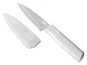 KUHN RIKON COLORI Non-Stick Serrated Paring Knife with Safety Sheath, 4 inch/...