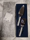 Rada Cutlery 2-Piece Pie and Mini Dessert Server Set, Silver Handle
