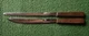 Lot of 2 CUTCO Classic Brown Handle Knives - 1723 Carver & 1724 Serrated Bread