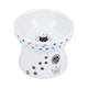 Necoichi Elevated Ceramic Cat Bowl - Whisker & Neck Fatigue Relief