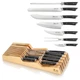 Cangshan HELENA 8pc BBQ Knife Set In-Drawer Black German Steel - NEW in Box