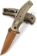 Browning Trailside Folding Liner Lock Knife D2 Tool Steel Drop Point Blade