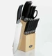  Oster Lindbergh 14 Piece Stainless Steel Cutlery Set, Black