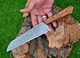 Damascus Chef Knife Custom Made Kitchen Knife -Hand Forged Damascus Steel 2846