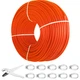 Uimoso 1/2" x 1000ft Pex-B Tubing Oxygen Barrier O2 EVOH Red Radiant Floor Heat