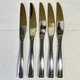 Bon Chef Dinner Knife S3011 Stainless Steel 18/8 Manhattan Solid Handle Lot Of 5