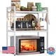 NETEL Expandable 3-Tier Microwave Stand Metal Kitchen Countertop Organizer Shelf