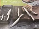 Cangshan 7-Piece BBQ Knife Set German Forged Knife Sheaths Hard Shell Bag