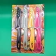 BYkooc Paring & Peeling Knife Set (4 Knives and 4 Covers) Multicolor