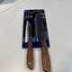 Gibson Home Seward  2 Piece Stainless Steel Cutlery Set with Wood Handles