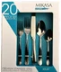 New Mikasa Kelby Substantial 20 Piece Set Stainless Steel Flatware Cutlery