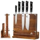 ENOKING Magnetic Knife Block with Acrylic Shield, Double Side Kitchen Knife H...