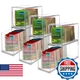Ettrick 6 Pack Stackable Tea Bag Organizer, Clear Acrylic Tea Bag Drawer for Dra