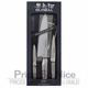 Global 3 Piece Set 6" Chef's Knife, 6" Serrated Utility Knife, 3" Peeler G-21551