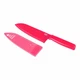 Kuhn Rikon COLORI Chef&rsquo;s Knife with Safety Sheath, 6 inch/15.24 cm Blade, Red