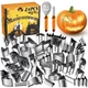 WANNTS Pumpkin Carving Kit Halloween, Safe and Easy Pumpkin Carving Set for K...