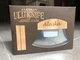 New In Box Stainless Steel Alaskan Ulu Knife and Display Stand