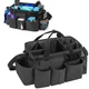 LoDrid Wearable Cleaning Caddy Bag, 4 Foldable Dividers, Supply Organizer