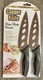 2 pk 10" Copper TEKNO Kitchen Knife  Stays Sharp Forever Stainless Steel