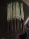 Quikut QUIKKLE set of 6 Stainless Steel Steak Knives 1960s w blade sleeves