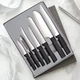 Rada Cutlery Kitchen Knives G238 Starter Gift Set Black Resin Handle