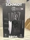 NEW Schmidt Bros Cutlery Highline 14pc Knife Block Set Black/Silver