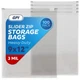 GPI 100x Slider Zip Food Storage Bags 9x12 3 Mil Heavy Duty Freezer