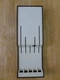 VTG Cutco Knive Holder 5 Slots Ivory & Brown 1742 Wall Mount or Drawer Storage