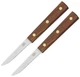 2 PACK Chicago Cutlery Paring Kitchen Knife 3" HC Steel Full Blade Walnut Handle