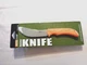 AccuSharp 732C Fixed Blade Butcher Knife Stainless Steel Blade Orange Handles