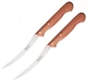 2 PACK Consorzio Coltellinai Maniago Kitchen Knife 4.5" Stainless Blade Wood