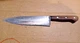 Vintage Dexter Chefs Knife #48910 9.5" Inch Blade - Cracked Wooden Handle