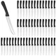 Geelin 50 Pieces 8.5 Inch Rounded Serrated Blade Steak Knives Stainless Steel...
